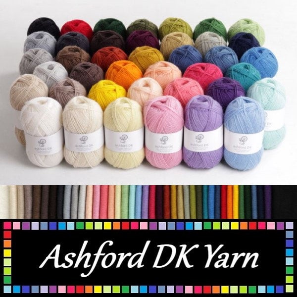 Ashford DK Wool Yarn Knitting, Crochet & Weaving Yarn Supplies